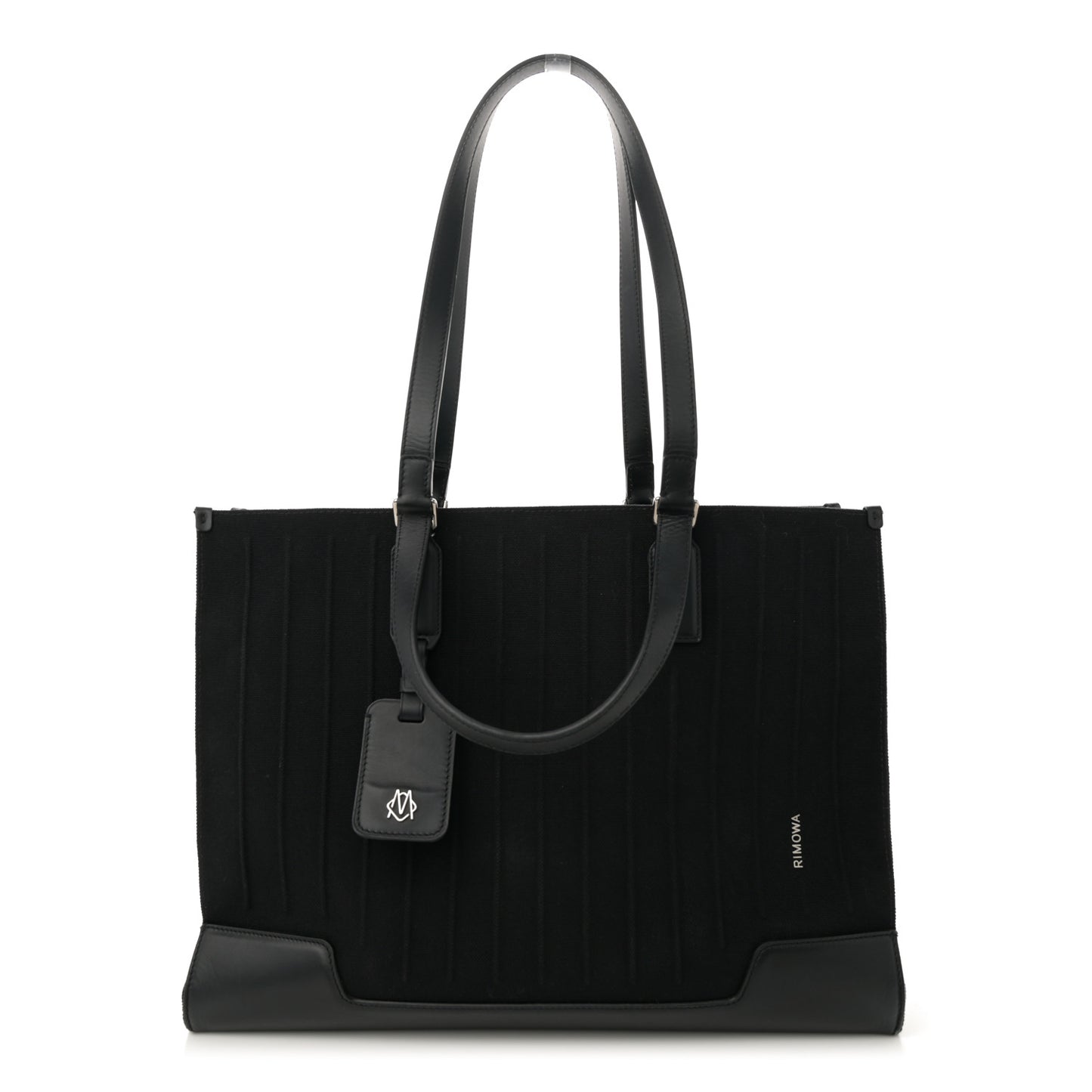 Canvas Never Still Large Tote Black