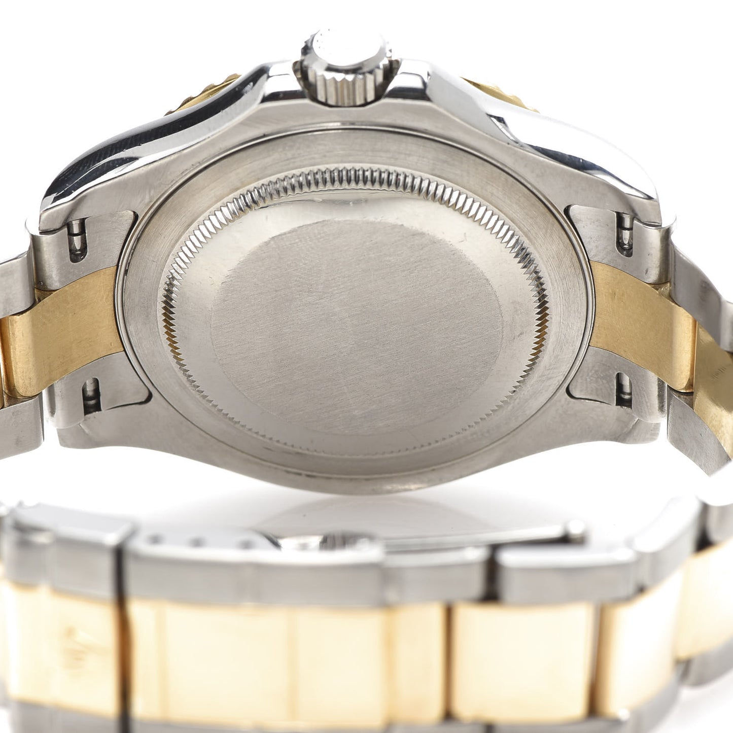 Stainless Steel 18K Yellow Gold 40mm Oyster Perpetual Date Yacht-Master Watch White 16623