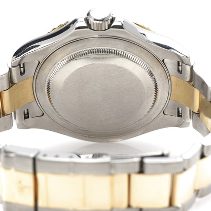 Rolex Stainless Steel 18K Yellow Gold 40mm Oyster Perpetual Date Yacht-Master Watch White 16623 5 of 6