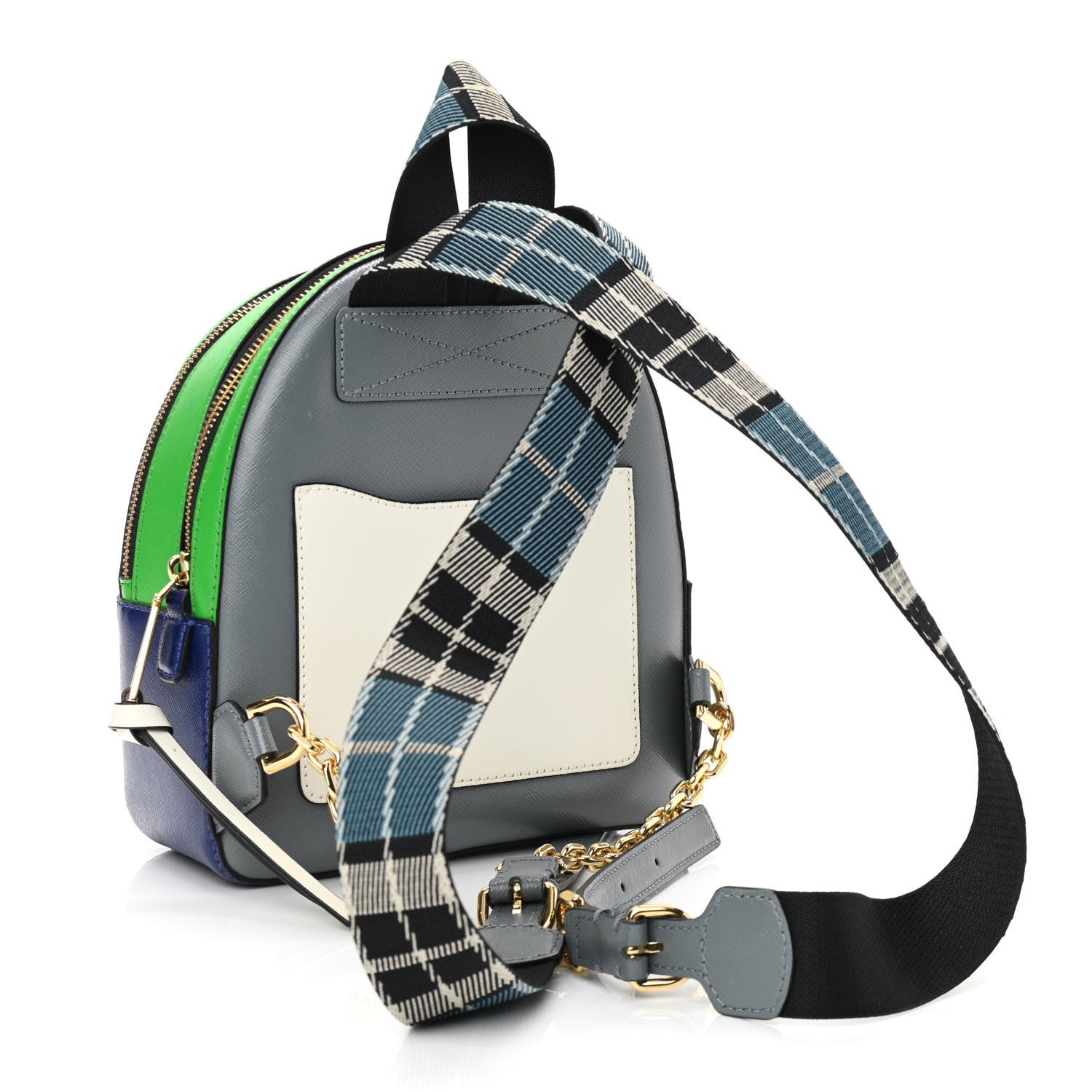 Marc Jacobs Saffiano Snapshot Backpack Slate Multicolor 3 of 12