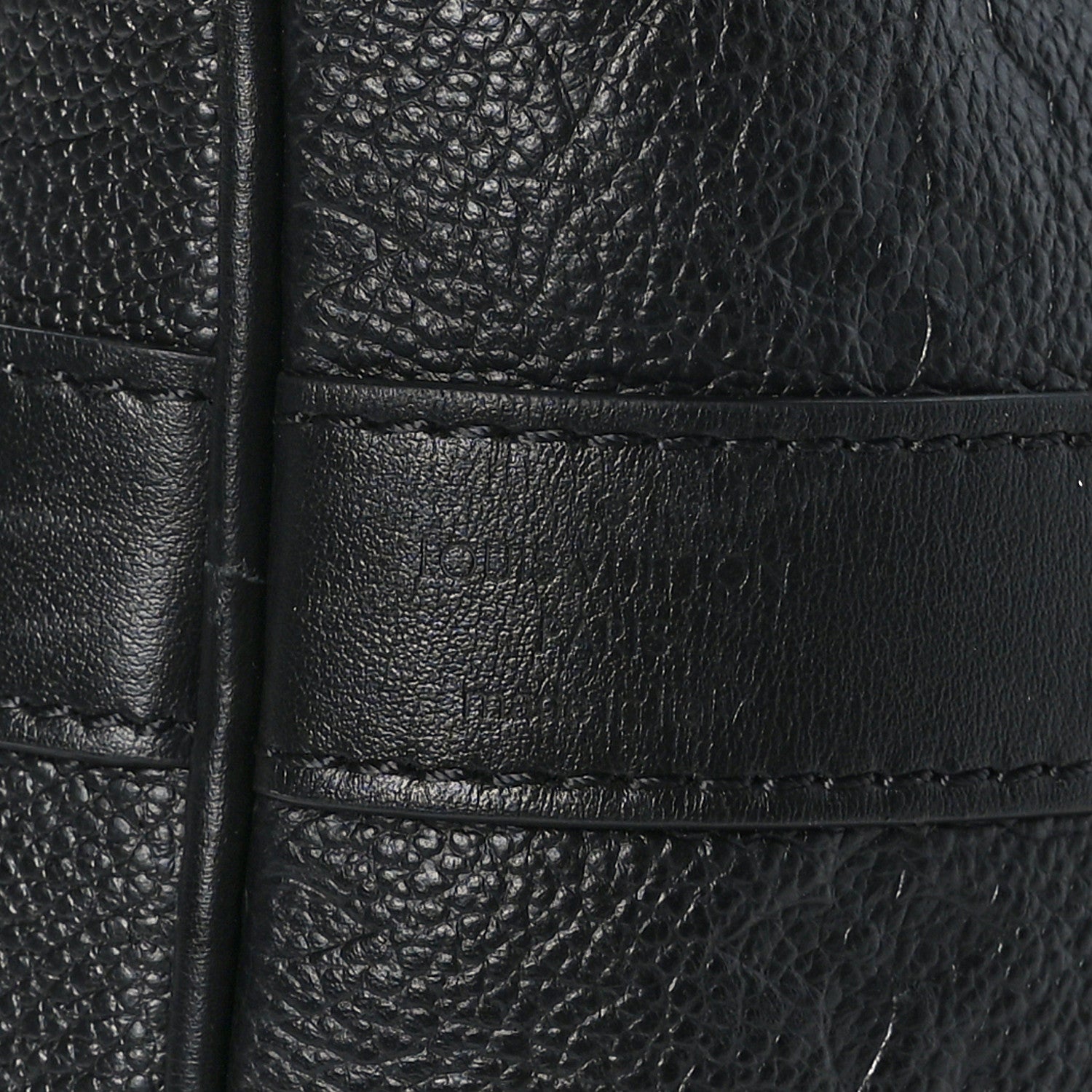 Louis Vuitton Empreinte Monogram Giant Keepall Bandouliere 45 Black 5 of 9