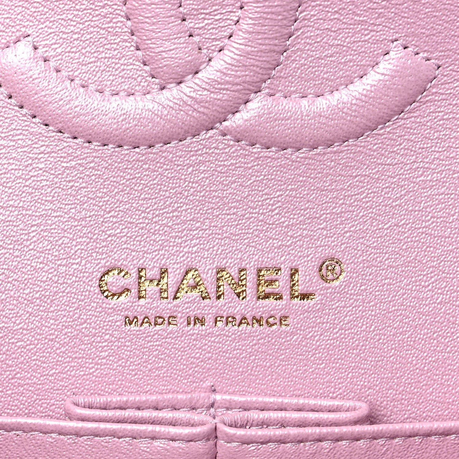 Chanel Iridescent Calfskin Quilted Medium Double Flap Light Pink 6 of 12