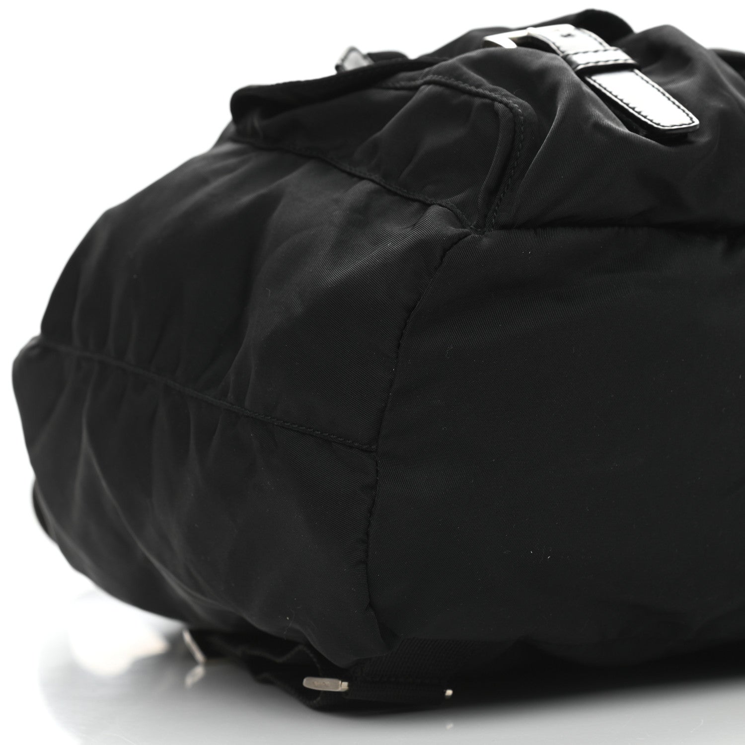 Prada Tessuto Nylon Vitello Backpack Black 8 of 9