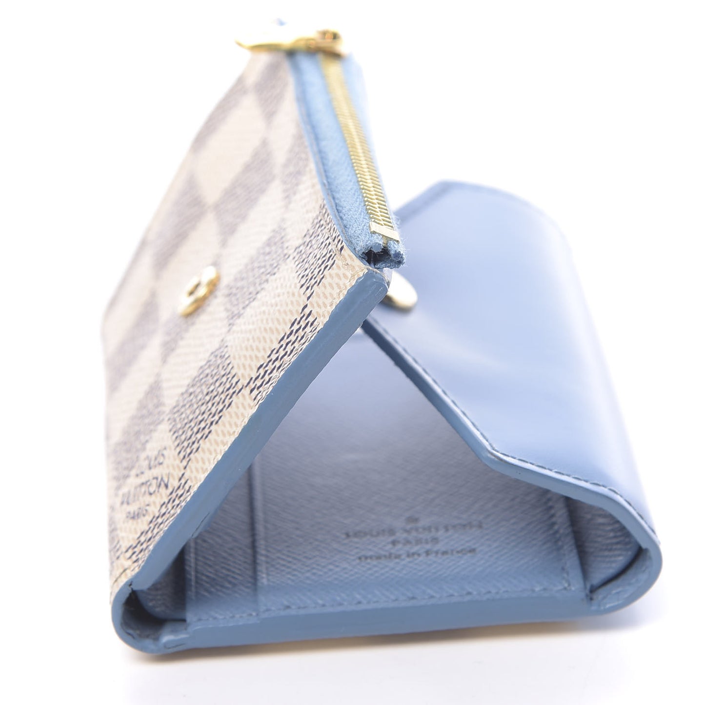 Damier Azur Zoe Wallet Bleuet