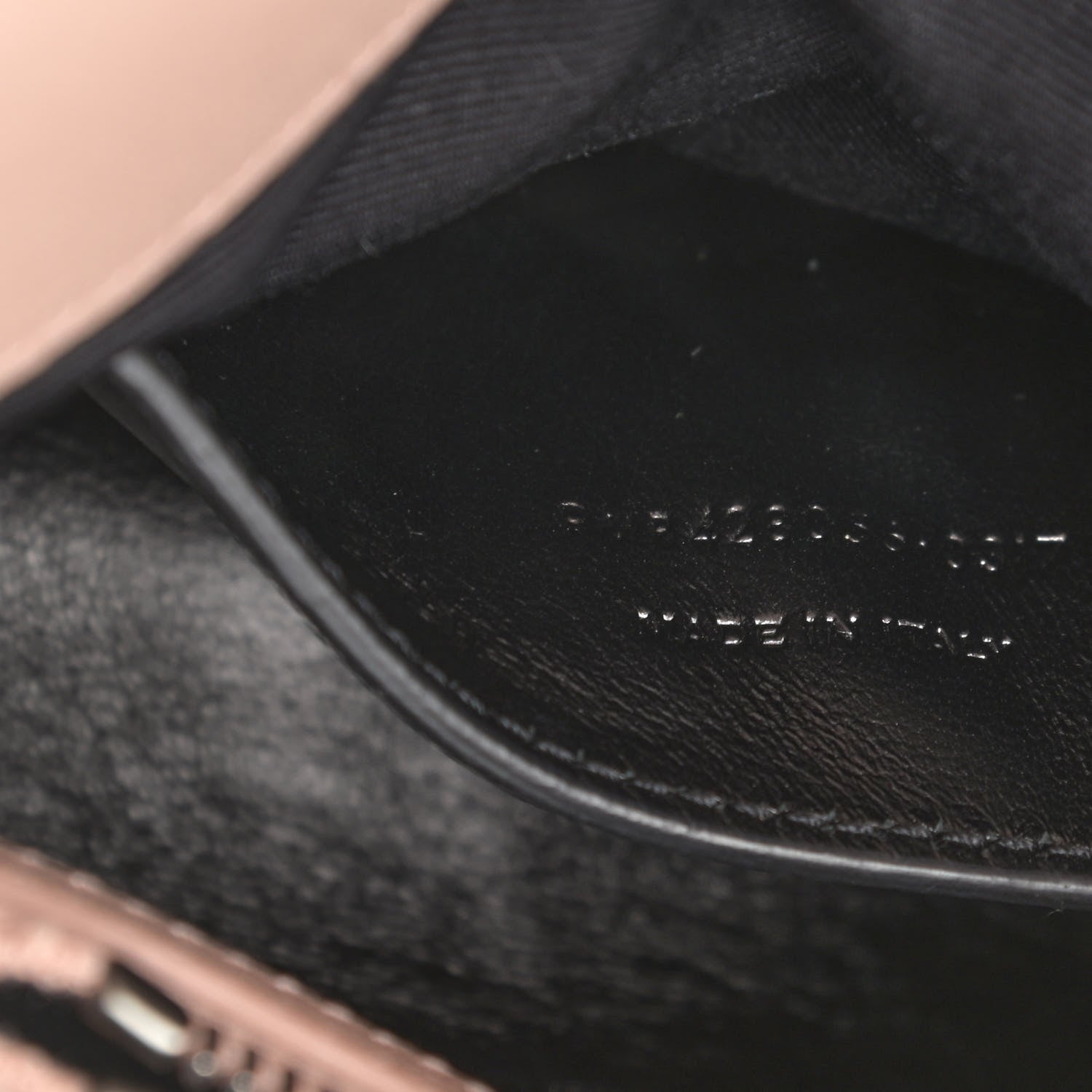 Saint Laurent Sheepskin Matelasse Chevron Monogram Medium College Bag Rose Poudre 7 of 14