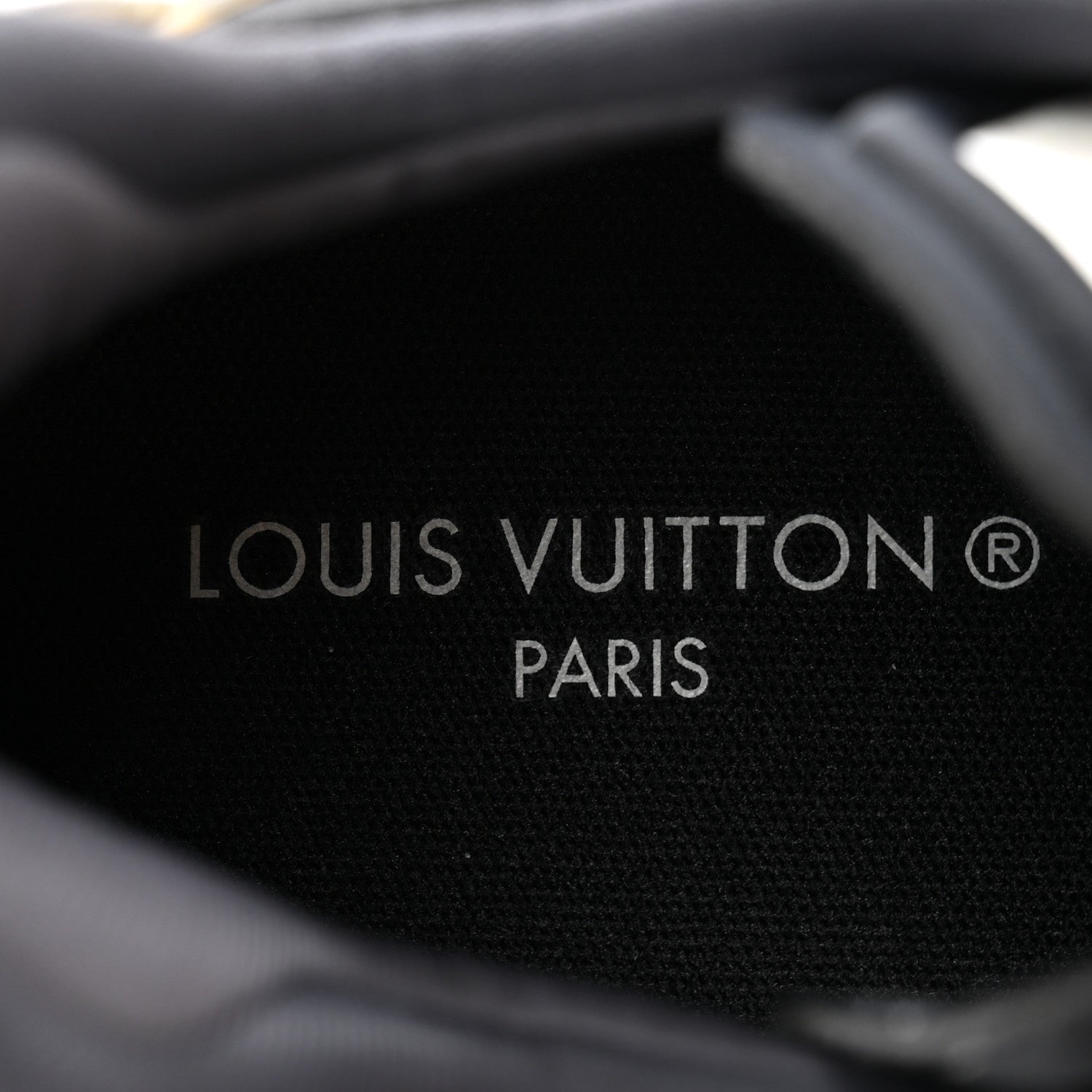 Louis Vuitton Monogram Calfskin Run 55 Sneakers 39.5 Black 6 of 10