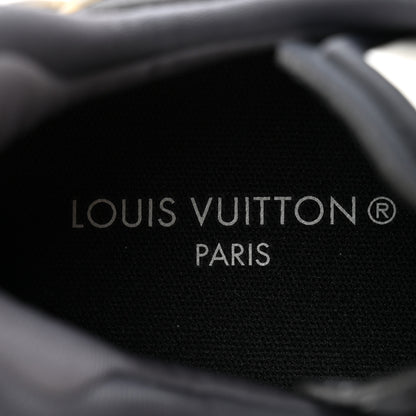 Louis Vuitton Monogram Calfskin Run 55 Sneakers 39.5 Black 6 of 10