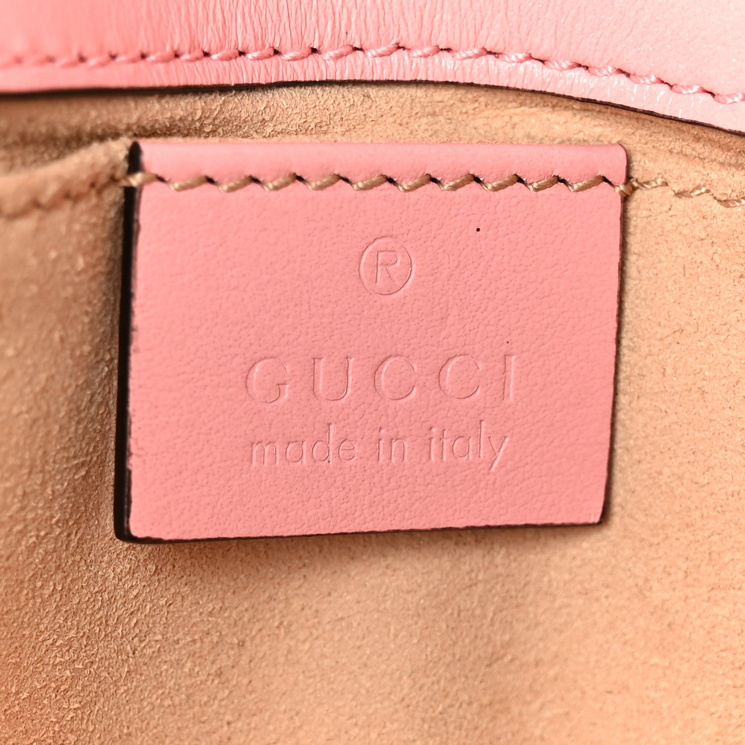 Gucci Calfskin Matelasse Mini GG Marmont Shoulder Bag Wild Rose 5 of 10