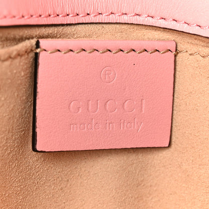 Gucci Calfskin Matelasse Mini GG Marmont Shoulder Bag Wild Rose 5 of 10
