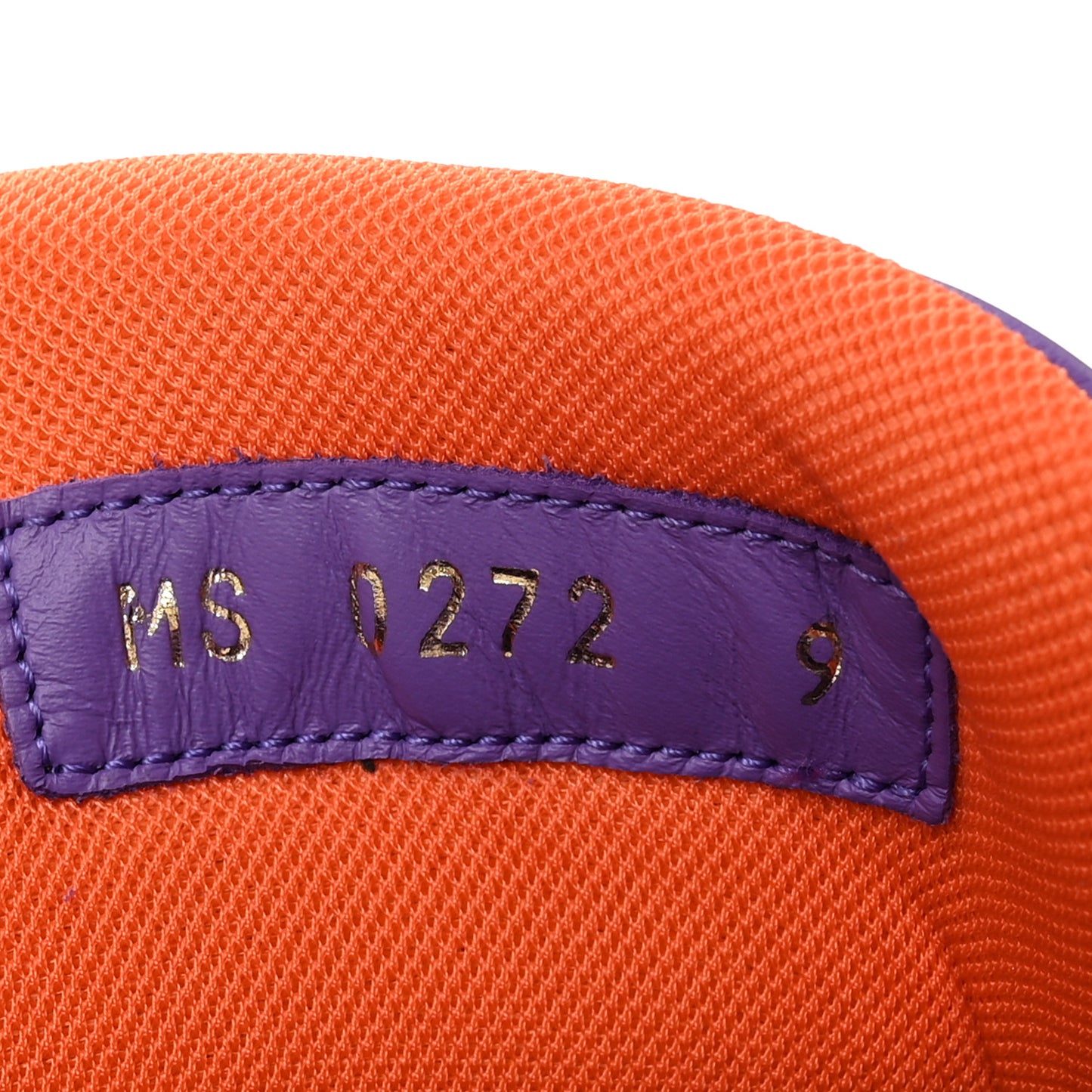 Calfskin Epi Mens LV Trainer Sneakers 9 Violet