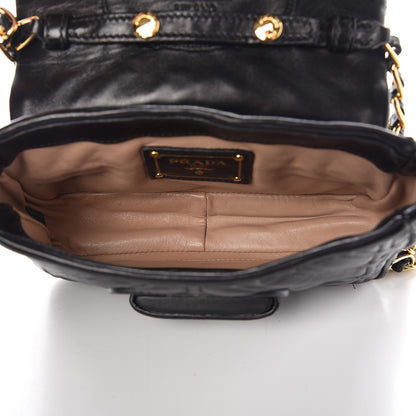 Prada Nappa Quilted Crossbody Bag Black 7 of 8