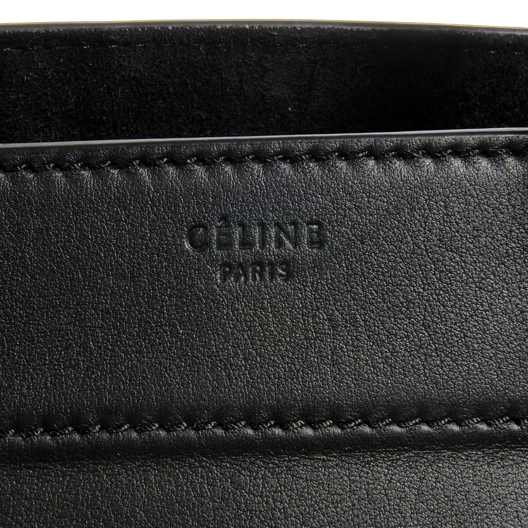 Celine Supple Calfskin Medium Phantom Luggage Black 8 of 9