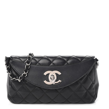 Chanel Lambskin Quilted Small Single Flap Black 1 of 10