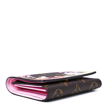 Louis Vuitton Monogram 2021 Christmas Animation Japanese Garden Victorine Wallet Wisteria Pink 4 of 12