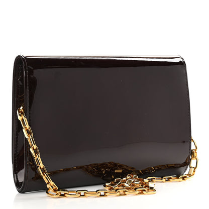 Louis Vuitton Patent Chain Louise GM Amarante 3 of 11