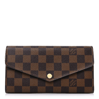 Louis Vuitton Damier Ebene Sarah Wallet NM 1 of 11