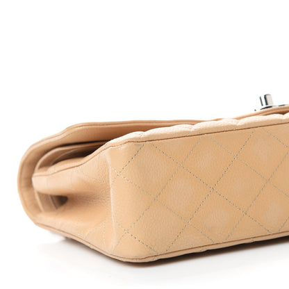 Chanel Caviar Quilted Medium Double Flap Beige Clair 6 of 17