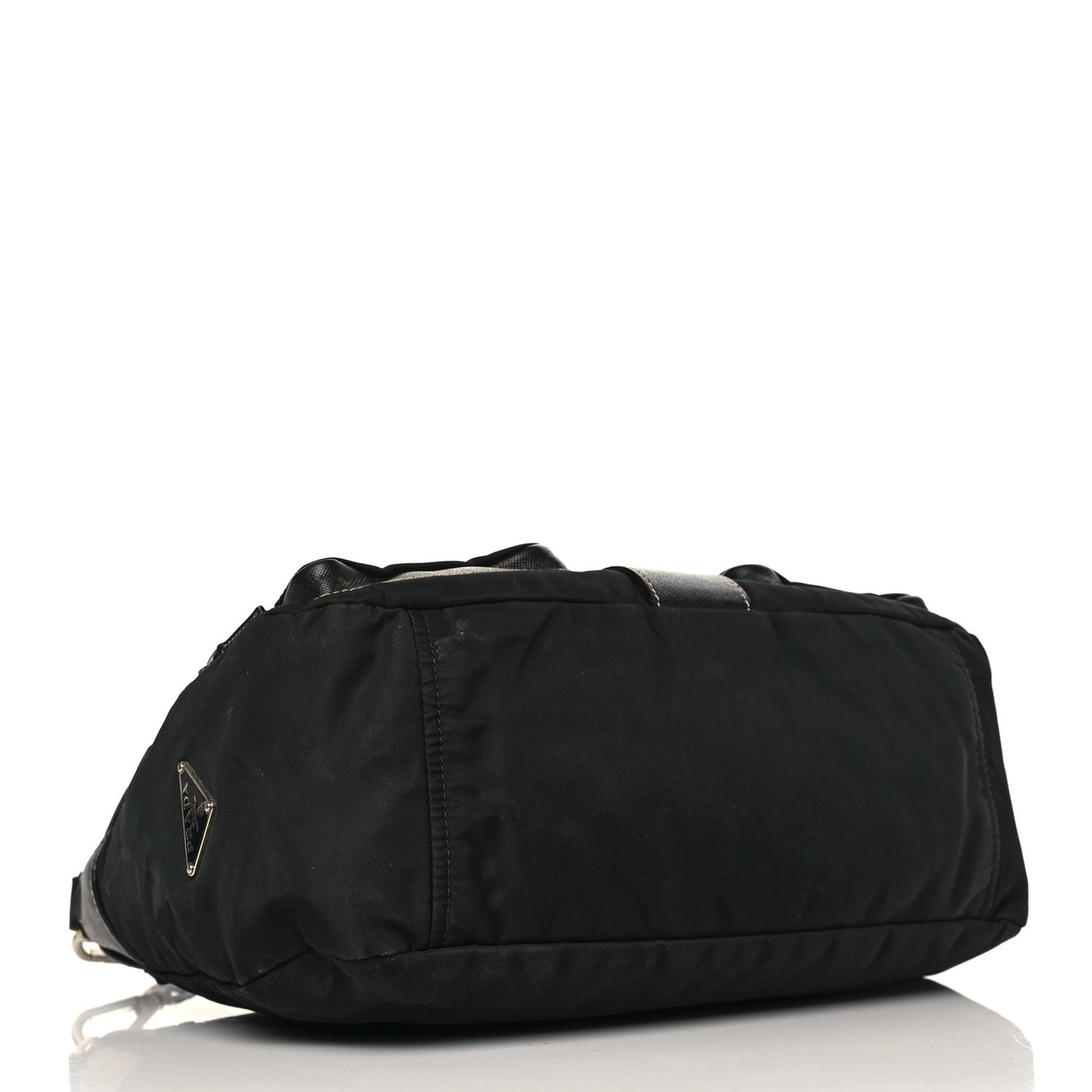 Nylon Saffiano Vela Messenger Bag Black