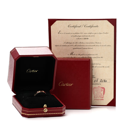 Cartier 18K Pink Gold 3.5mm LOVE Wedding Band Ring 58 8.5 5 of 5