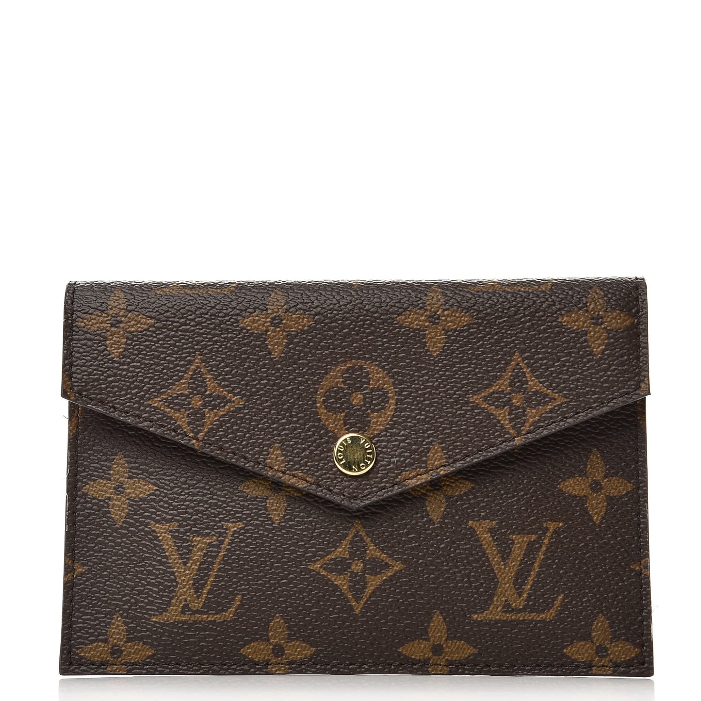 Monogram Daily Organizer Envelope Insert Red