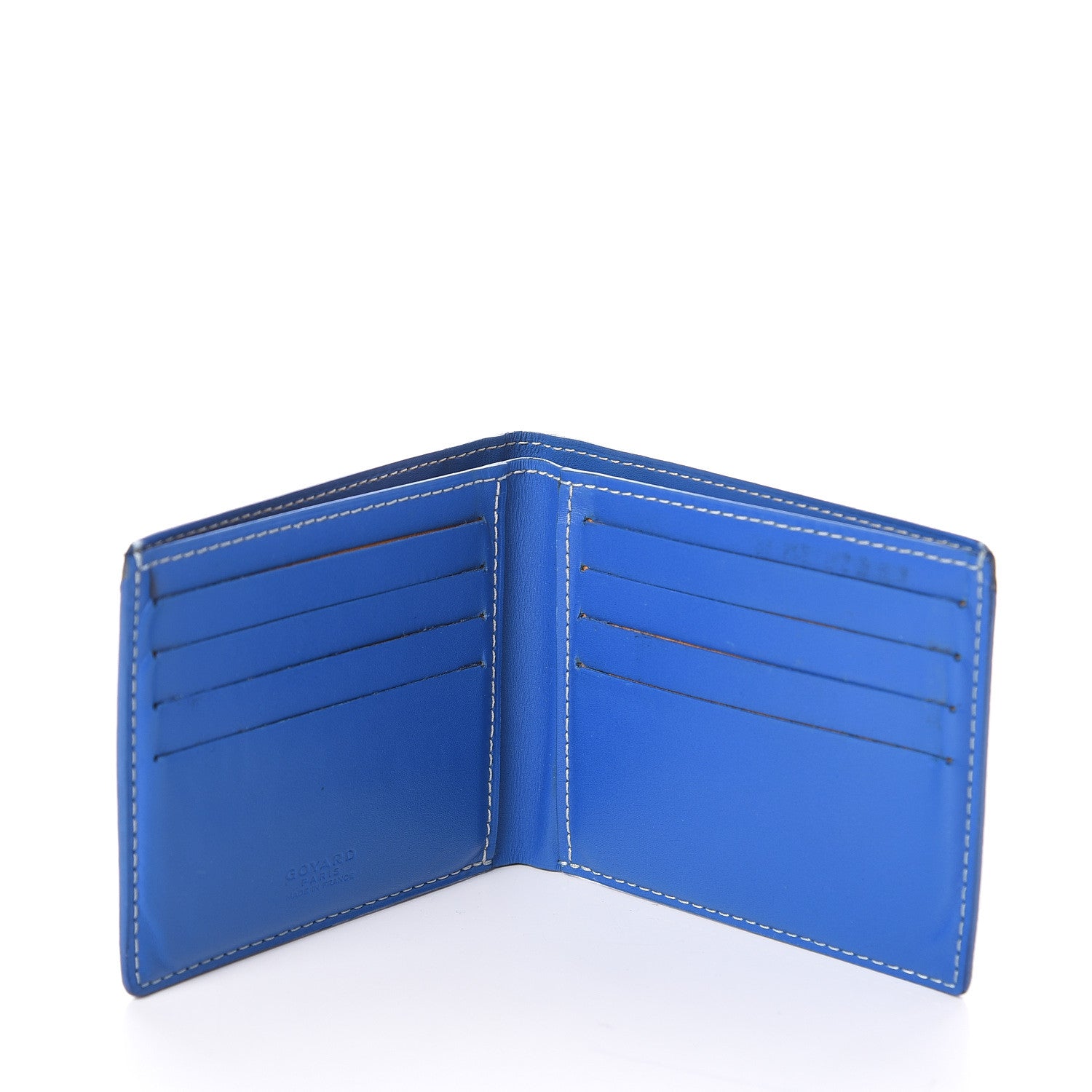 Goyard Goyardine Bi-Fold Victoire PM Wallet Sky Blue 4 of 5