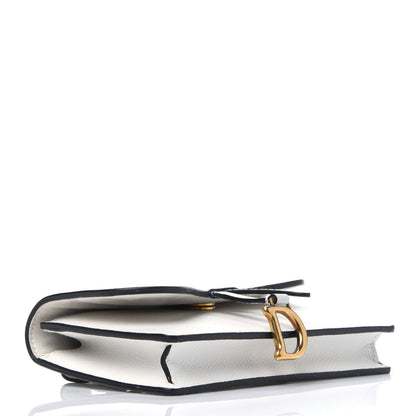 Christian Dior Grained Calfskin Saddle Belt Bag White 3 of 15