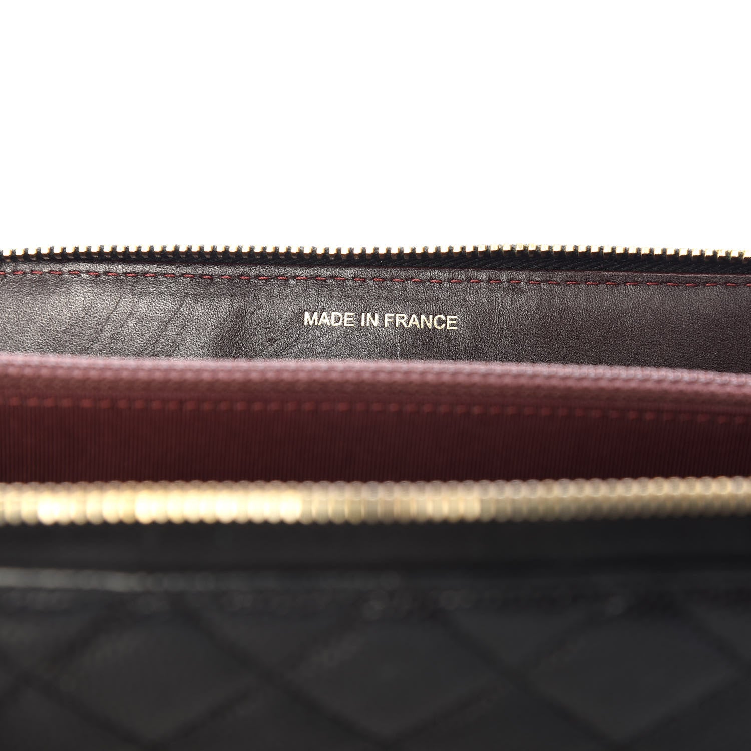 Chanel Caviar Quilted Large Gusset Zip Around Wallet Black 7 of 7
