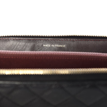 Chanel Caviar Quilted Large Gusset Zip Around Wallet Black 7 of 7