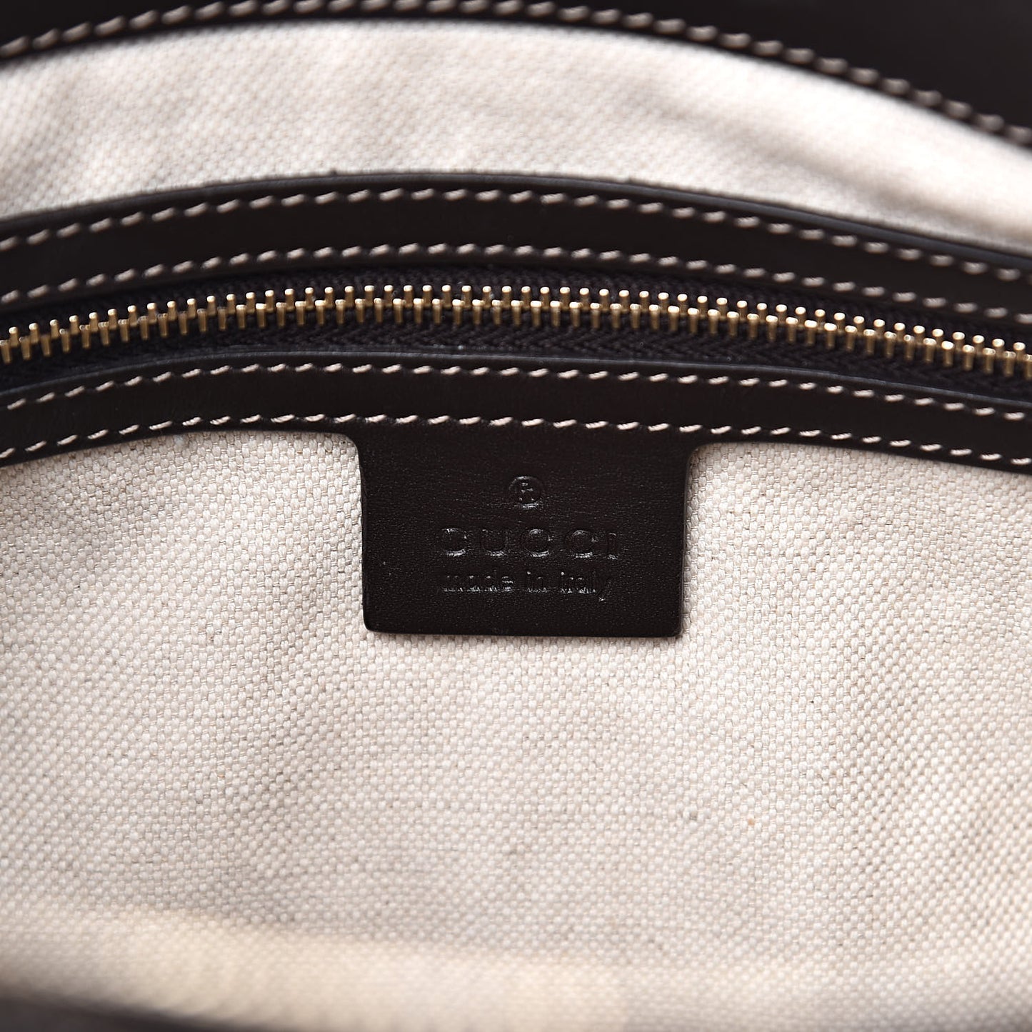 Monogram Web Mayfair Top Handle Satchel Dark Brown