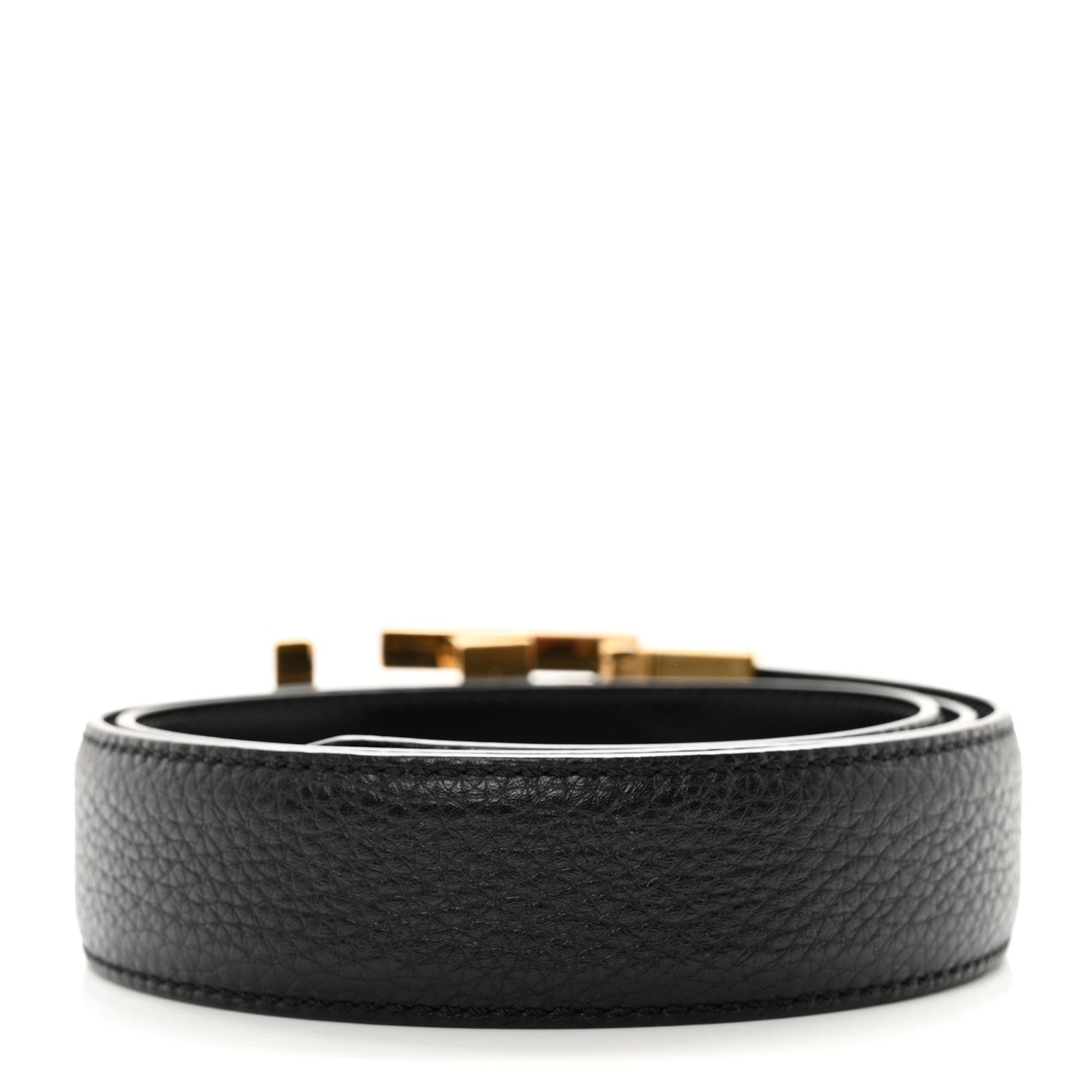 Fendi Cuoio Romano FF Buckle Belt 120 48 Black 2 of 5