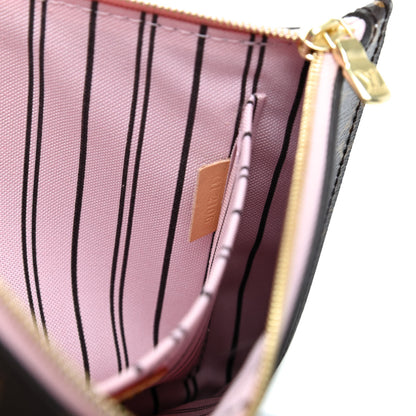 Louis Vuitton Monogram Neverfull MM GM Pochette Rose Ballerine 7 of 8