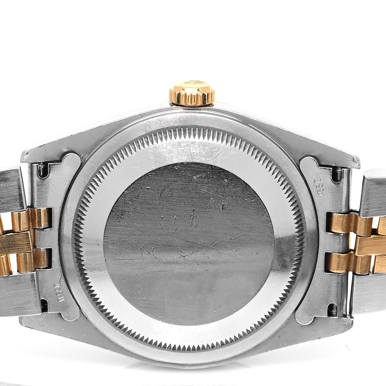 Rolex Stainless Steel 18K Yellow Gold Diamond 36mm Oyster Perpetual Datejust Watch Black 116233 4 of 4