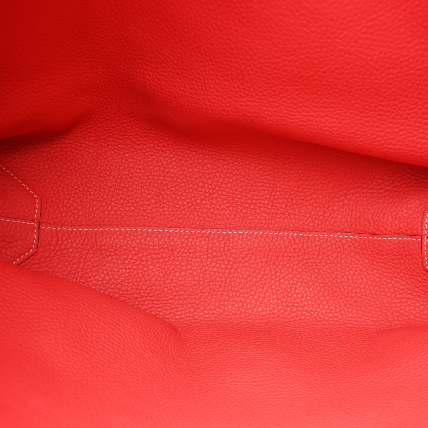 Taurillon Clemence Double Sens 45 Reversible Tote  Rubis Rose Jaipur