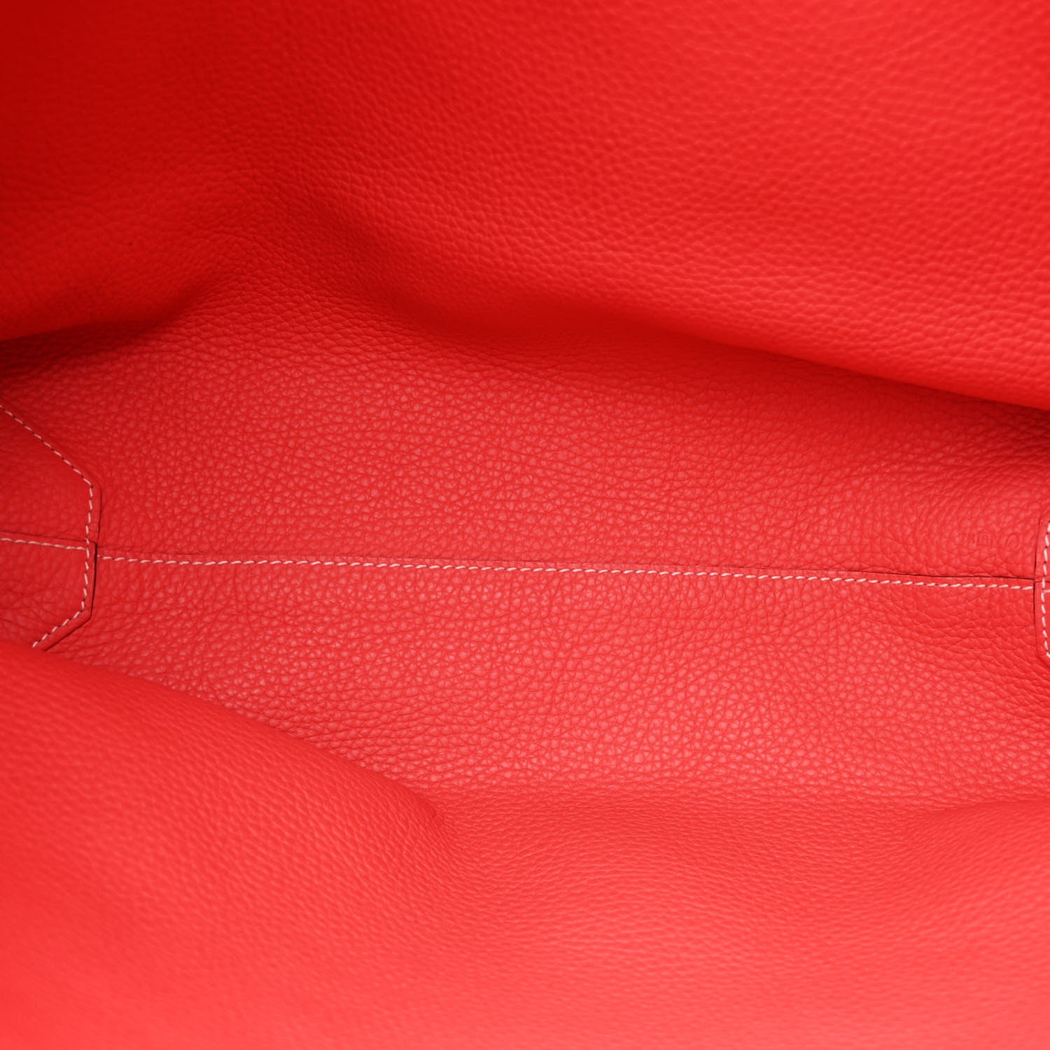 Hermes Taurillon Clemence Double Sens 45 Reversible Tote  Rubis Rose Jaipur 8 of 18