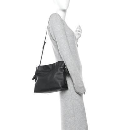 Loewe Nappa Medium Flamenco Knot Bag Black 3 of 10