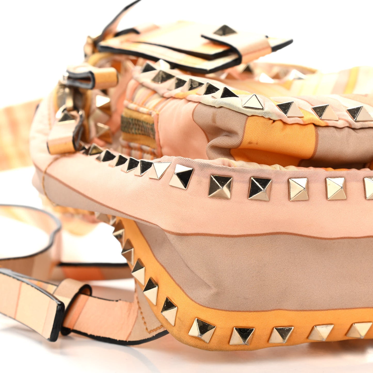 Vitello Native Couture 1975 Mini Rockstud Backpack Multicolor