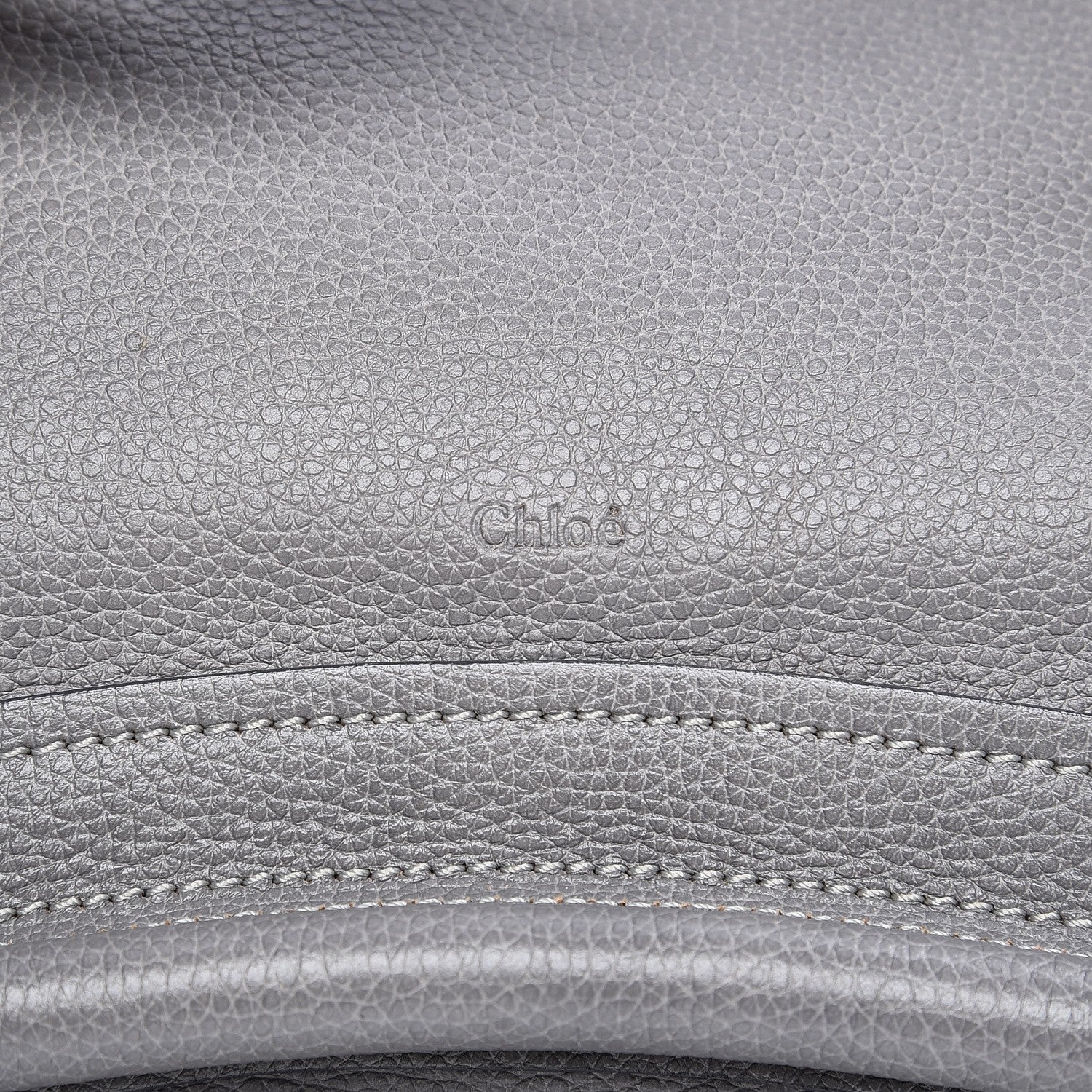 Chloe Calfskin Medium Paraty Cashmere Grey 14 of 15