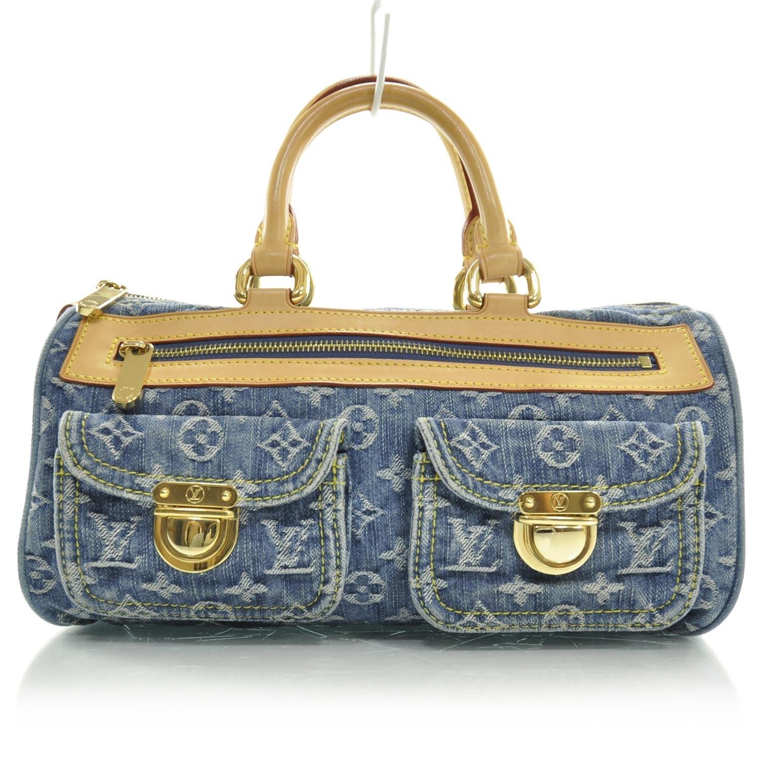 Louis Vuitton Monogram Denim Neo Speedy Blue 1 of 8