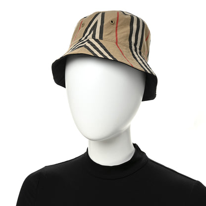 Burberry Technical Cotton Vintage Check Bucket Hat S Archive Beige 2 of 8