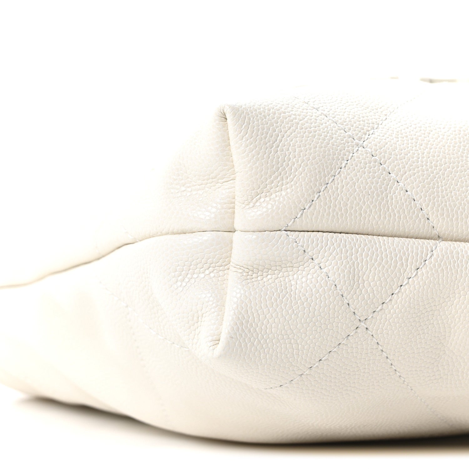 Chanel Shiny Caviar Quilted Monochrome Mini Chanel 22 White 9 of 10