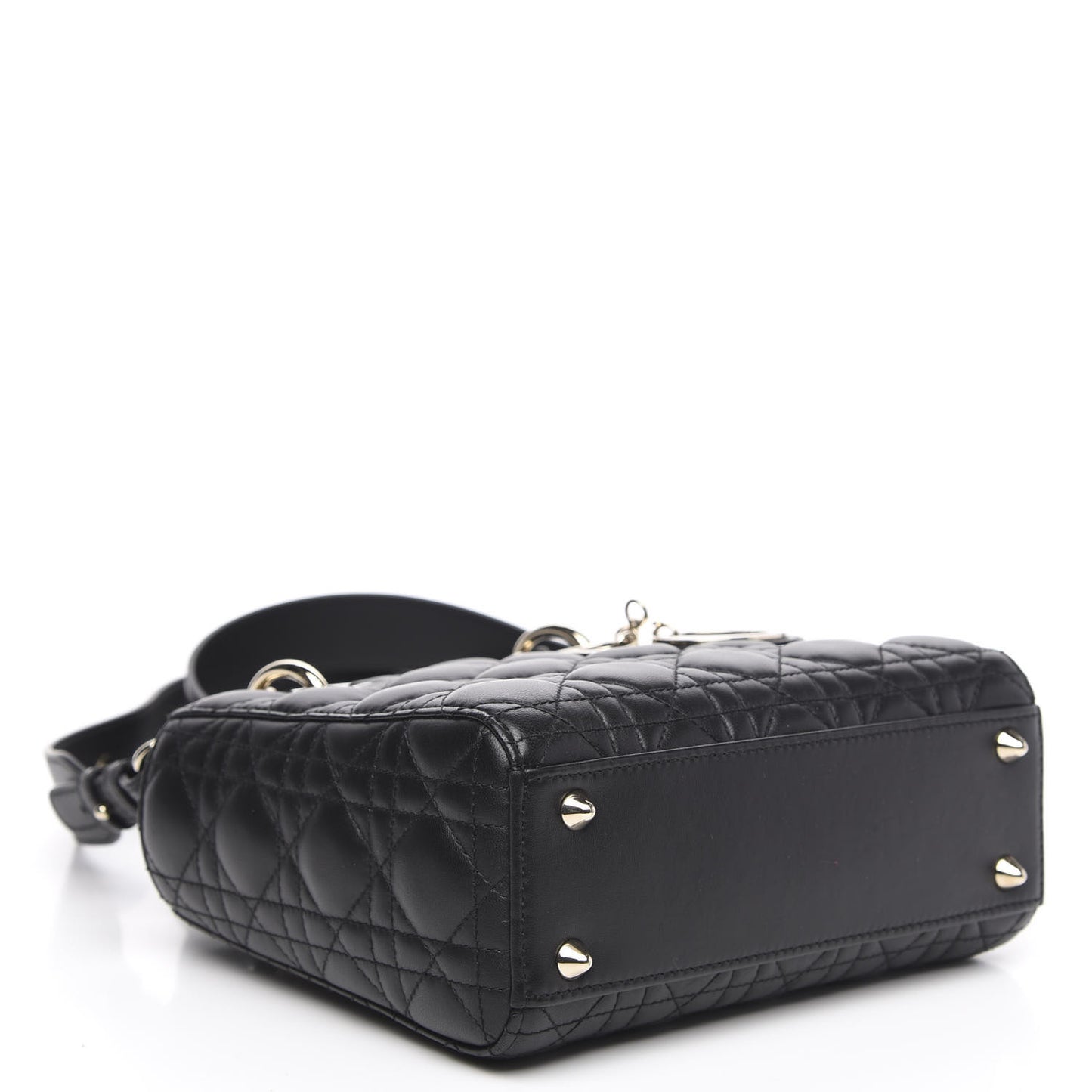 Lambskin Cannage Small My ABCDior Lady Dior Black