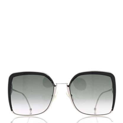 Fendi Metal Acetate F is Fendi Square Sunglasses FF 0294/S Silver 2 of 7