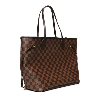 Louis Vuitton Damier Ebene Neo Neverfull MM Rose Ballerine 4 of 13