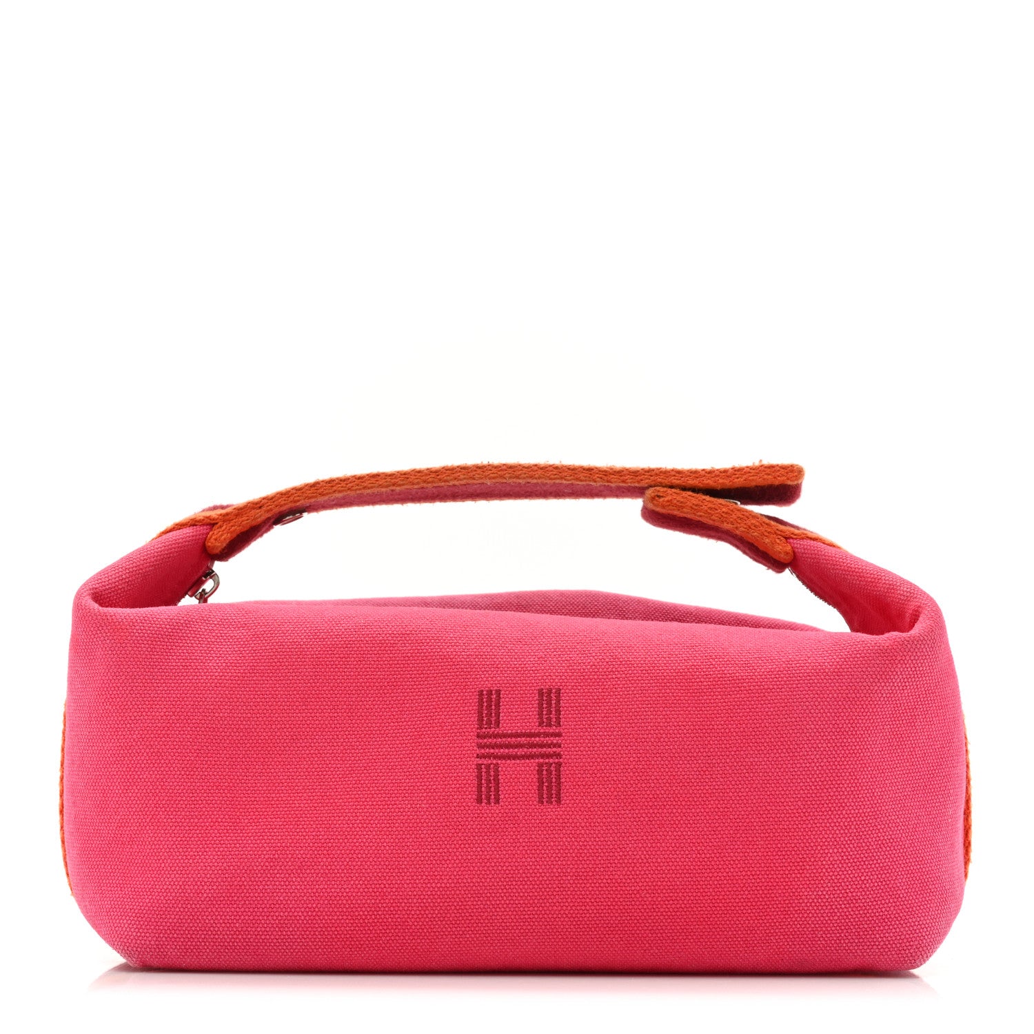 Hermes Canvas Small Bride-A-Brac Pouch Hibiscus 1 of 14