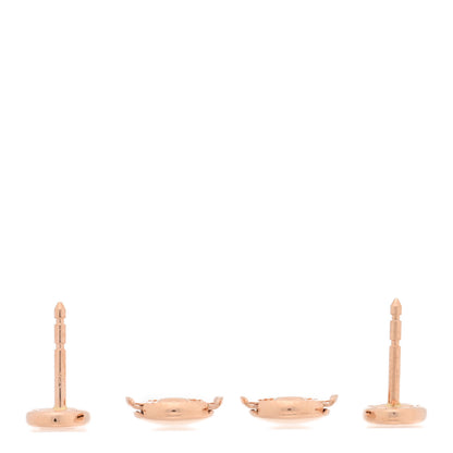 Hermes 18K Rose Gold TPM Farandole Stud Earrings 3 of 5