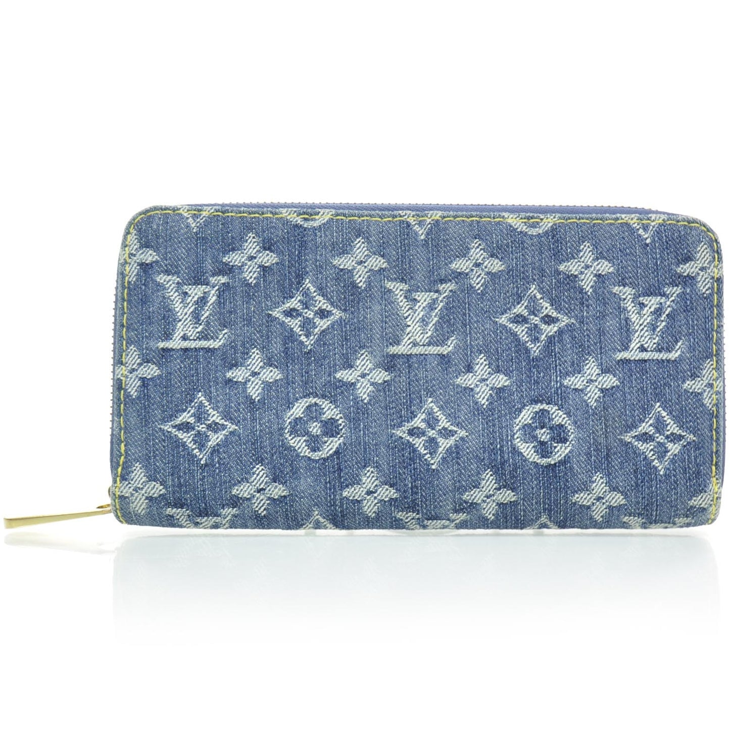 Denim Zippy Wallet