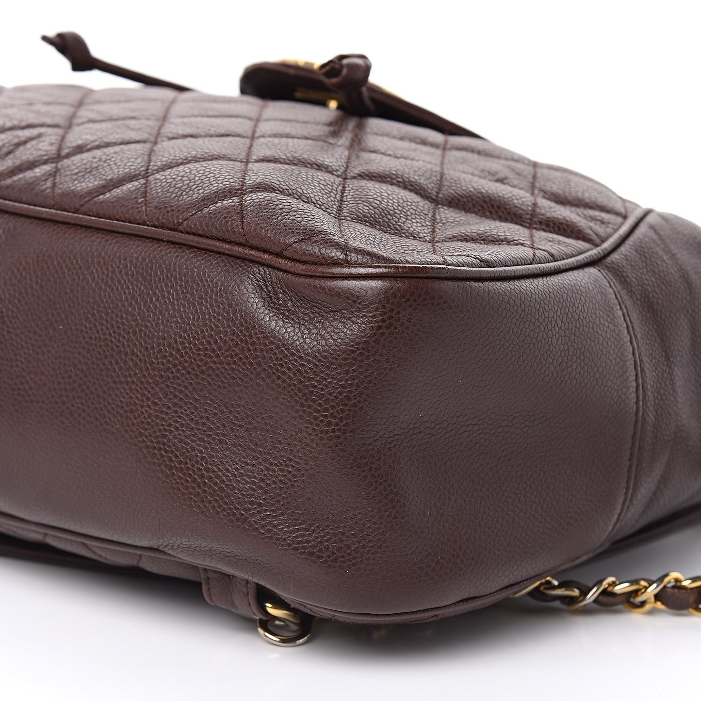 Caviar Quilted CC Backpack Brown