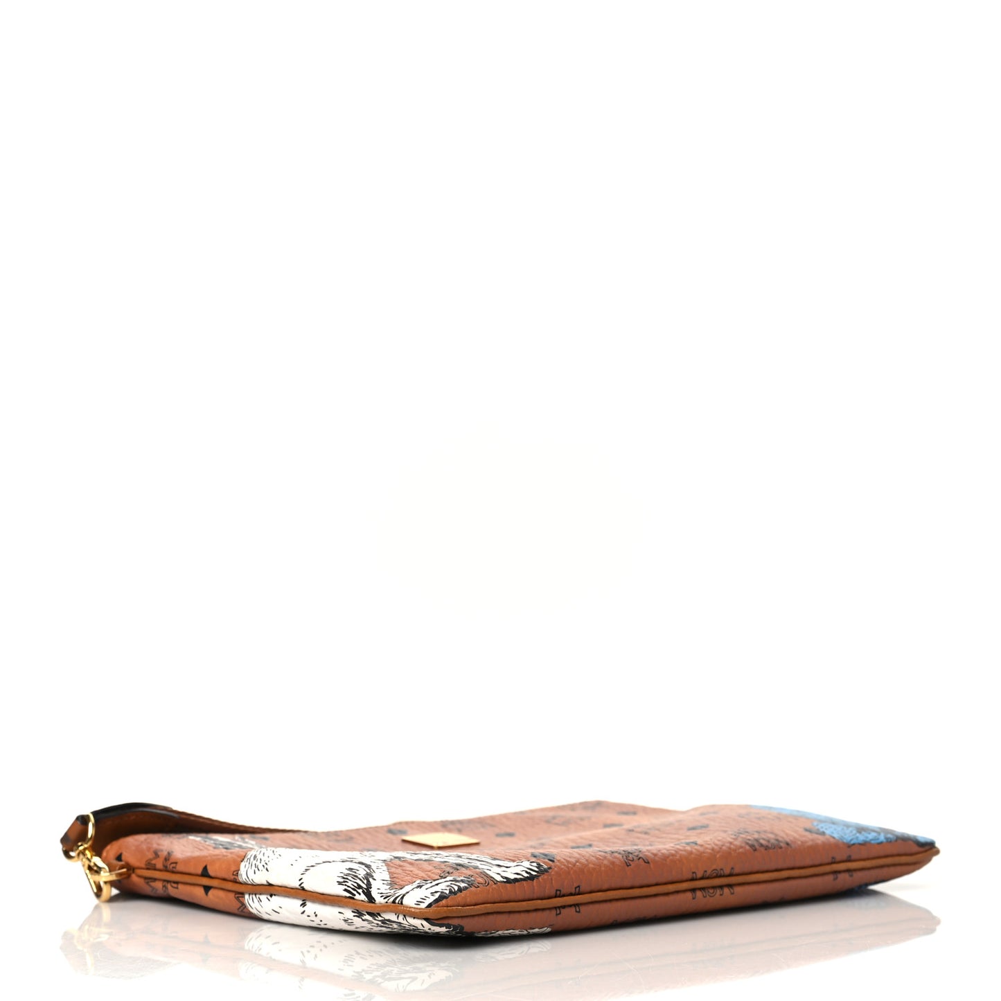 Visetos Rabbit Crossbody Pouch Cognac