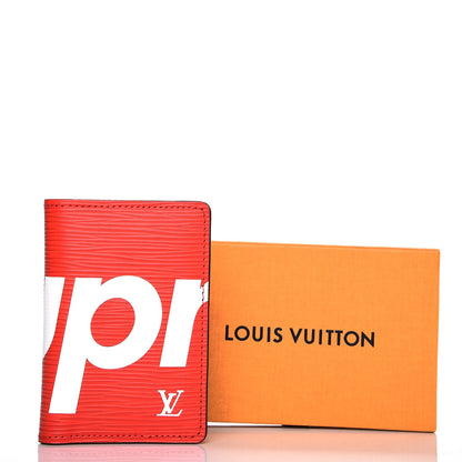 Louis Vuitton X SUPREME Epi Pocket Organizer Red 8 of 8