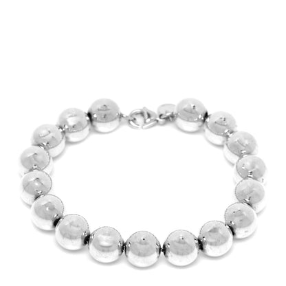 Tiffany Sterling Silver 10mm HardWear Ball Bracelet 1 of 6